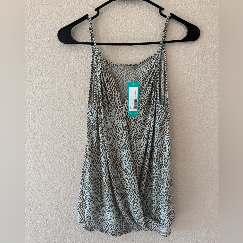 Leopard Print Strappy Top